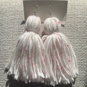 Tassel Yarn Earrings